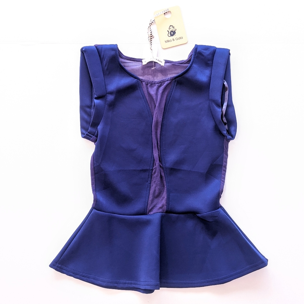 Mika & Gala Sleeveless Dress Shirt NWT